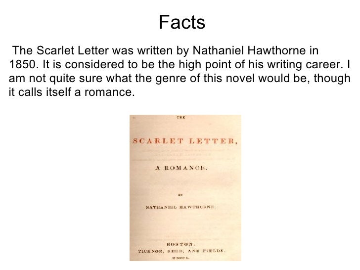 Scarlet Letter Novel Notes Scarlet Letter Novel Notes