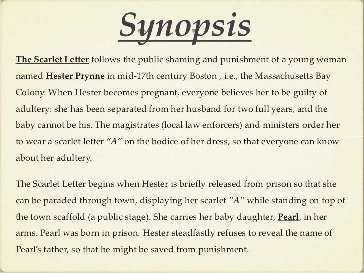 Chapter 5 Summary Of The Scarlet Letter The Scarlet Letter