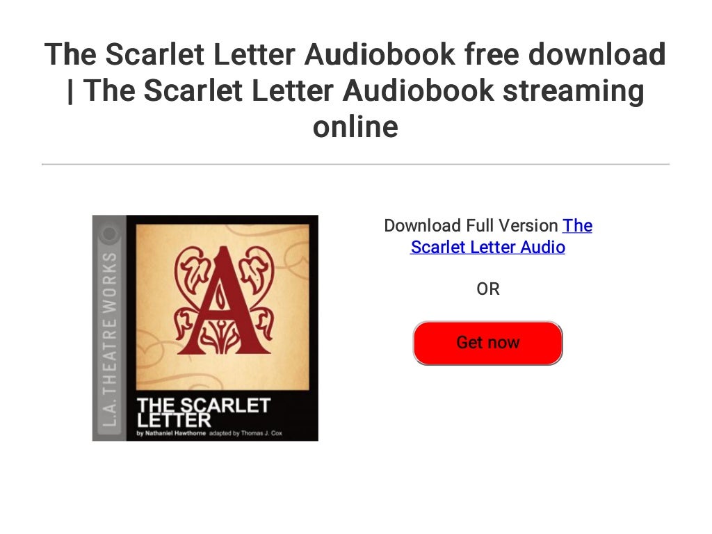 The Scarlet Letter Audiobook Free Download The Scarlet Letter Audio 
