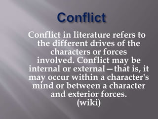The scarlet letter(conflicts) | PPTX