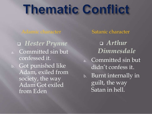 the scarlet letter conflicts what is the setting of the scarlet letter
