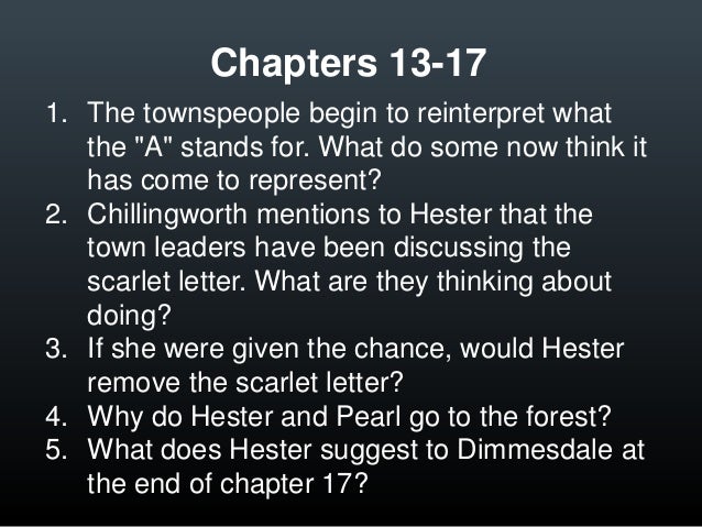 the scarlet letter chapter 17 the best letter the scarlet letter chapter 17