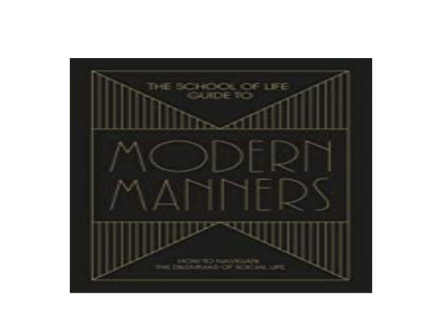 Modern Manners PDF Free Download