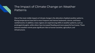 The Science Behind Climate Change and Its Global Impact | PDF