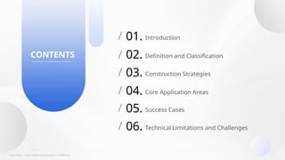 Learn More | www.creative-biolabs.com | Confidential
01. Introduction
CONTENTS 02. Definition and Classification
03. Construction Strategies
04. Core Application Areas
05. Success Cases
06. Technical Limitations and Challenges
 