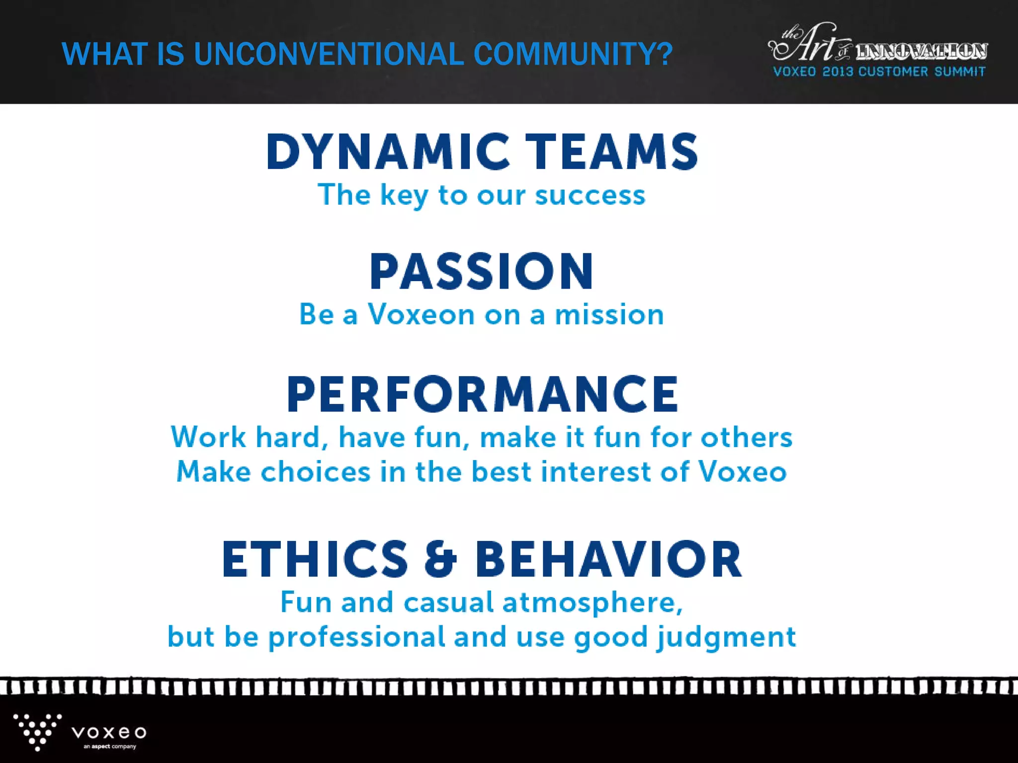 WHAT IS UNCONVENTIONAL COMMUNITY?
 