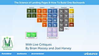 The Science of Landing Pages & How To Build One Backwards

With Live Critiques
By Brian Massey and Joel Harvey

 