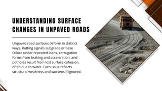 The Science of Long-Lasting Unpaved Roads in Mining and Construction ...