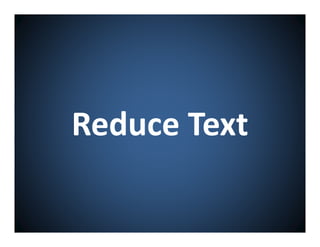 Reduce Text
 