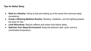 The Science of Sleep - Why Rest is Essential for Productivity and Well ...