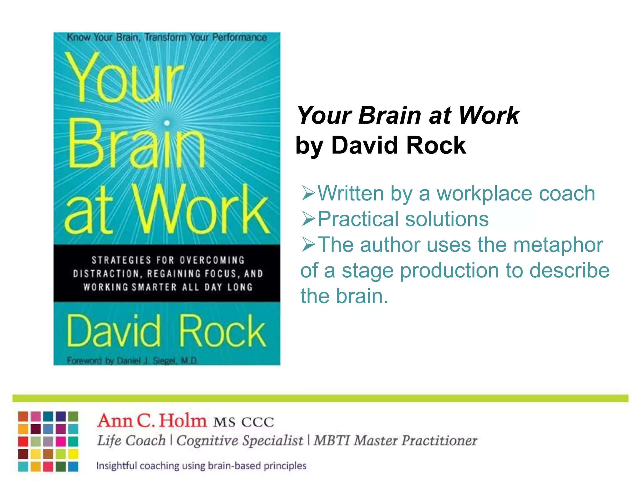 Every time you read an email, you have to make a decision- act, respond later, trash, forward it… all of these decisions use PFC energy.The prefrontal cortex is also involved in multi-tasking which is task switching in disguise.Studies show that when a person is interrupted, it takes 50% longer to accomplish a task and the there are 50% more errors.  Here’s why:1. To begin a task, blood rushes to the prefrontal cortex alerting the brain that it is about to shift attention to the particular task.2.Then the brain must search for the neurons to complete the task and then rouse the neurons to engage in the task.3. If the task is interrupted, the brain must now disengage from the task and re-engage in a different task.4. The brain has to search for different neurons to complete the task and rouse them to engage in the other task.