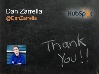 Dan Zarrella
@DanZarrella
 