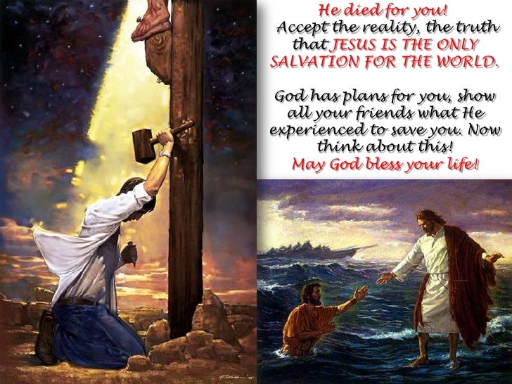 he died for you accept the death by powerpoint