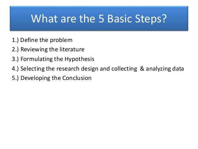 the scientific method scientific method 5 steps