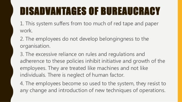 evolution of the post bureaucratic