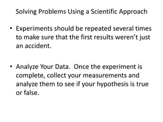 The Scientific Method Power Point | PPTX