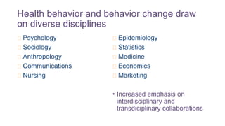 The Scope of Health Behavior | PPTX