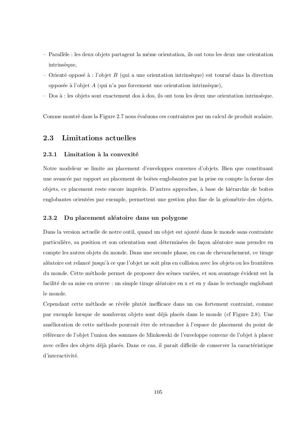 Mémoire  Modélisation de zones urbaines virtuelles