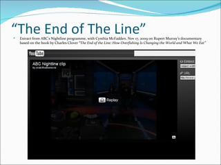“ The End of The Line” <ul><li>Extract from ABC's Nightline programme, with Cynthia McFadden. Nov 17, 2009 on Rupert Murra...