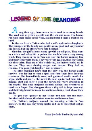 The sea in stories and legends