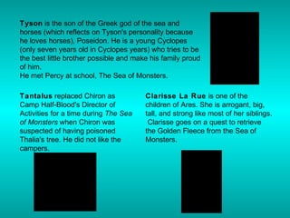 The sea of monsters by Rick Riordan | PPT