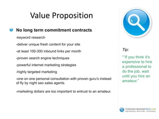 Comparing PPC to SEO Paid (Pay Per Click) Results (25% of Clicks)Organic Results (75% of Results)Free 