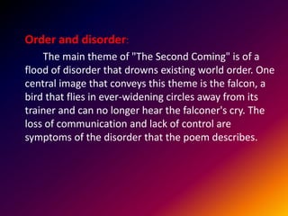 W. B. Yeats, "The Second Coming"