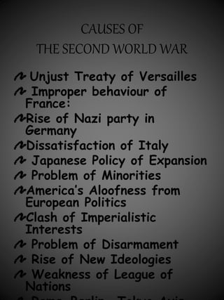 The Second World War | PPTX