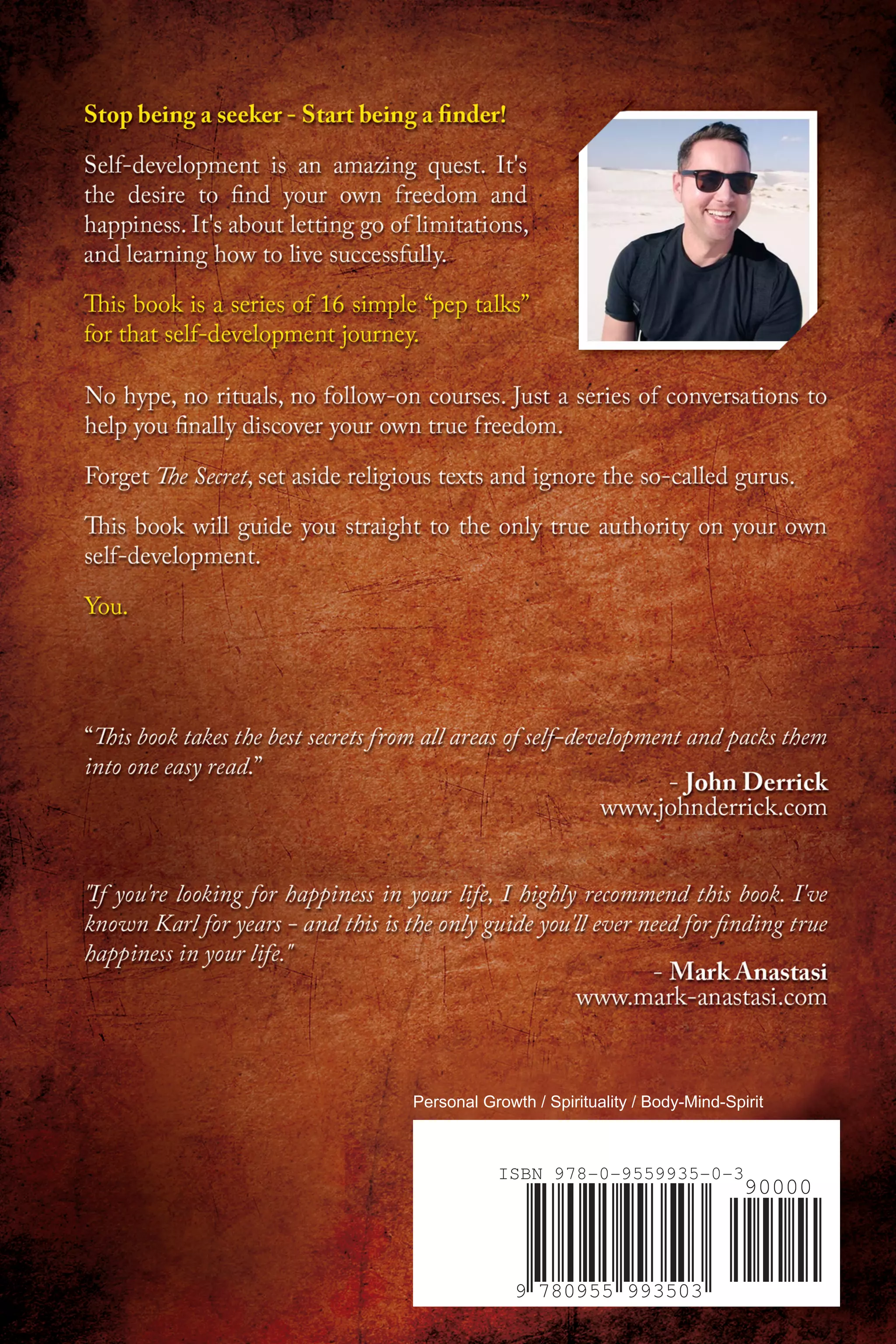 9935037809559
ISBN 978-0-9559935-0-3
90000
Personal Growth / Spirituality / Body-Mind-Spirit
 