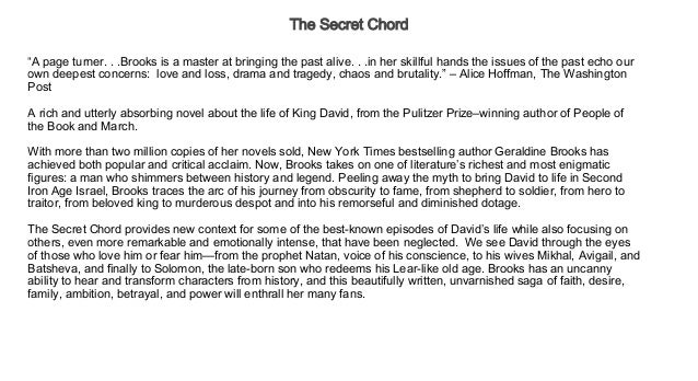 Best Audiobooks The Secret Chord
