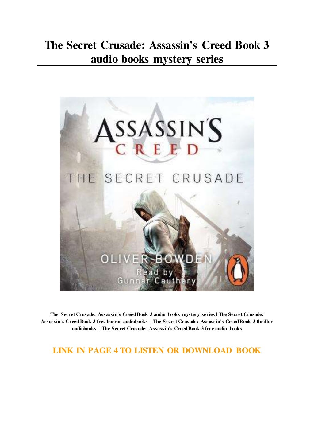 ac the secret crusade ac the secret crusade