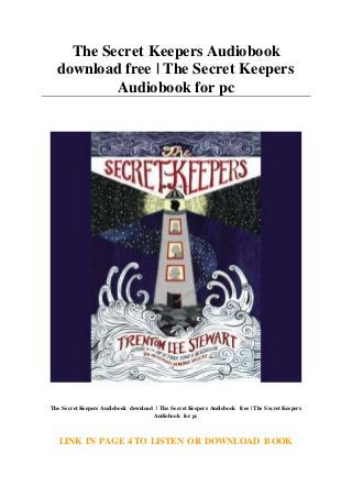 The Secret Keepers Audiobook download free | The Secret Keepers Audiobook  for pc