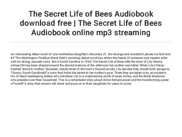 The Secret Life of Bees Audiobook download free The