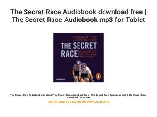 book the secret race book the secret race
