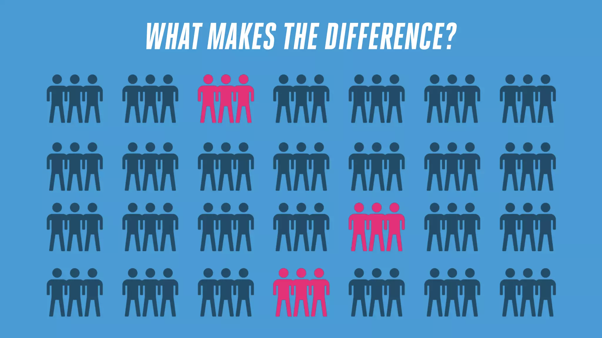 WHAT MAKES THE DIFFERENCE?
 