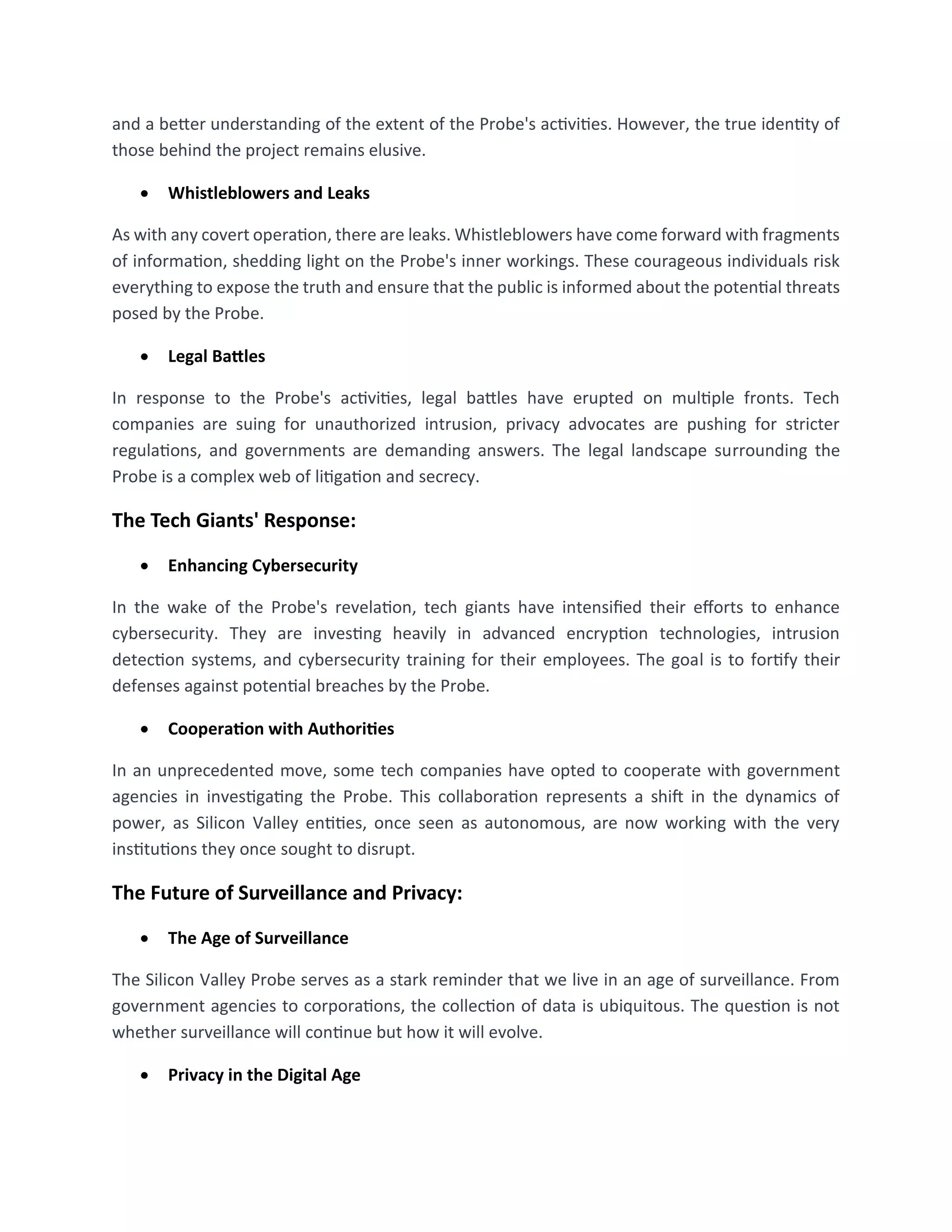 The Secrets of The Silicon Valley Probe PDF Search