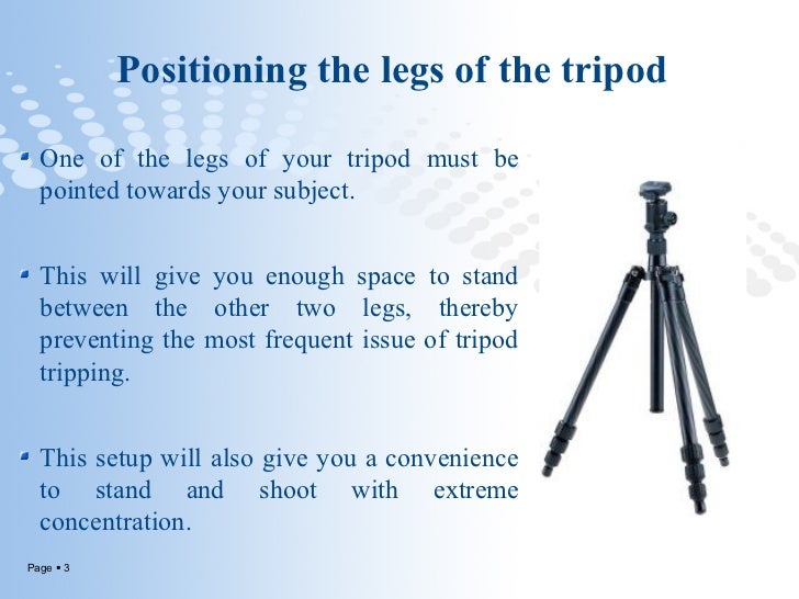 The secrets of using a tripod and getting maximum stability out of it