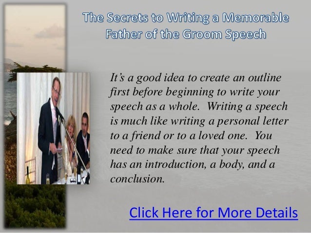 How to write a memorable speech