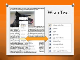 Wrap Text
 