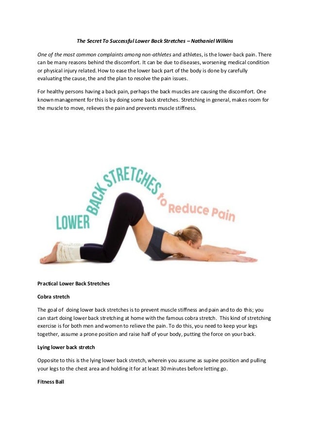 you facts why for is good about exercise stretches secret back to successful lower The you facts why for is good about exercise stretches secret back to successful lower The