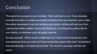 The Secret To Success Is Your Mindset | PDF