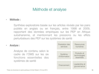 Supprimer les paiements directs des soins en Afrique subsaharienne (soutenance de thèse)
