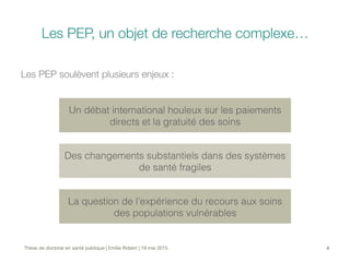 Supprimer les paiements directs des soins en Afrique subsaharienne (soutenance de thèse)