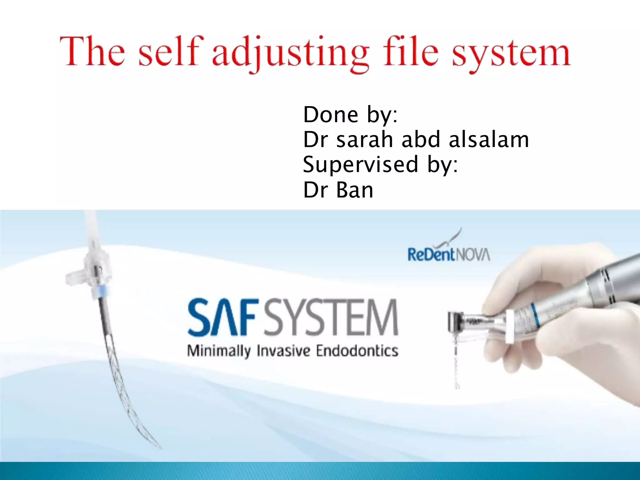 The self adjusting file system / Dr.sarah alkhateeb PPT