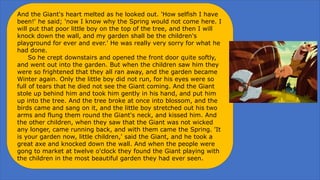 THE SELFISH GIANT READING COMPRHENEISON 6 GRADE | PDF