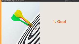 THE SELF ORGANIZING TEAM CANVAS @fadistephan | kaizenko.com
1. Goal
 