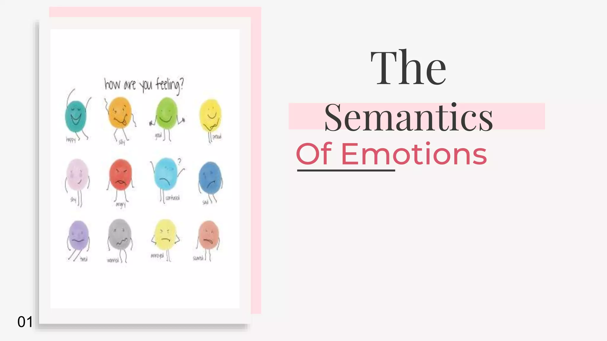 The Semantics Of Emotions Ch4 PPT