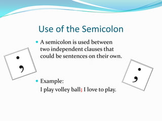 The semicolon final one PPTX