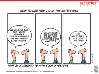 geekandpoke.typepad.com



Podiumsdiskussion „Social Media im Unternehmen“ @ INKOP2011   © H. Broda, Experton Group                             22
 