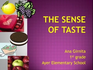 Ana Girnita 
1st grade 
Ayer Elementary School 
 